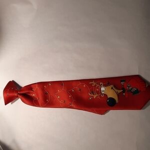 Men's Christmas Clip-on Neck Tie